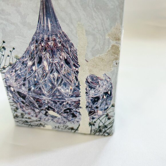 Hershey's Kiss 1987 Lead Crystal Two-Piece Dish by Jonal with Box - Picture 7 of 10